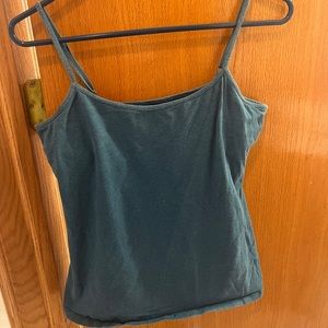 Blue tank top, size large, cotton, sonoma